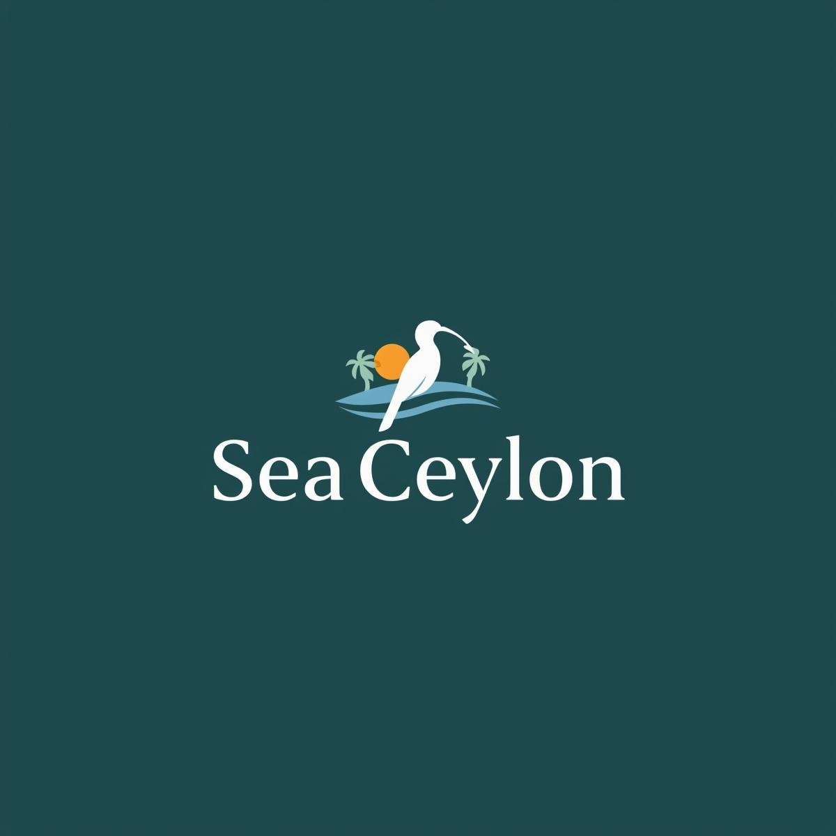 create me a tourism logo for this brand sea ceylon (1)